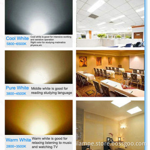 600x600 LED Ceiling Panel Light with Square Shape